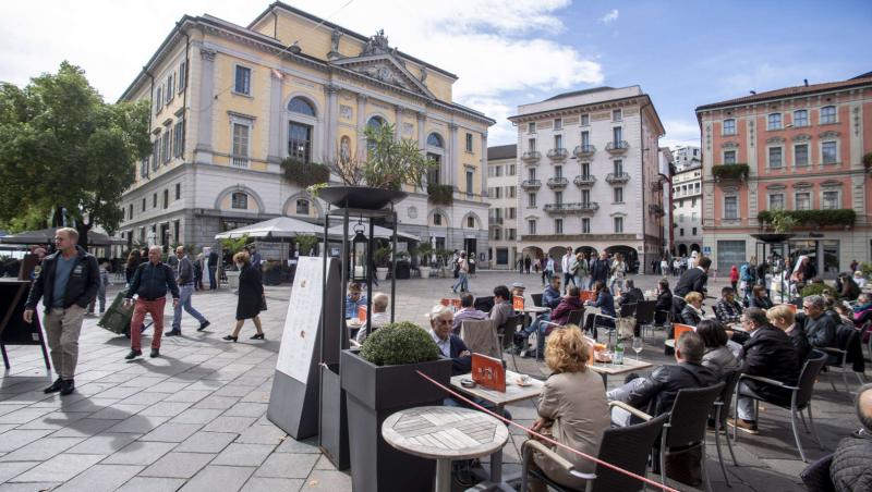 Piazza Riforma Lugano - Ristorante